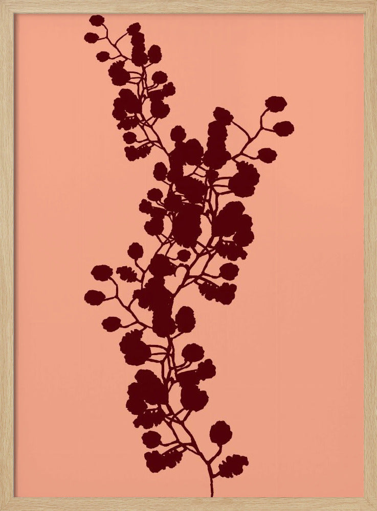 Blumensilhouette 3 | Poster
