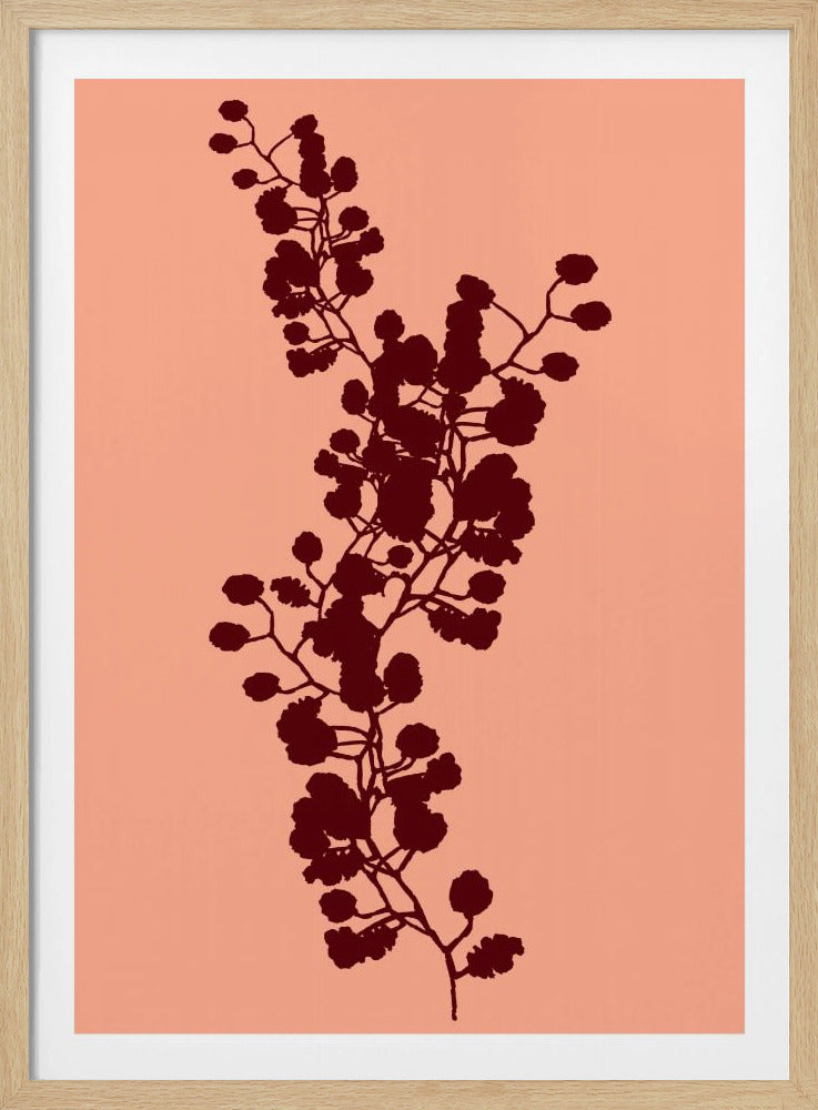 Blumensilhouette 3 | Poster