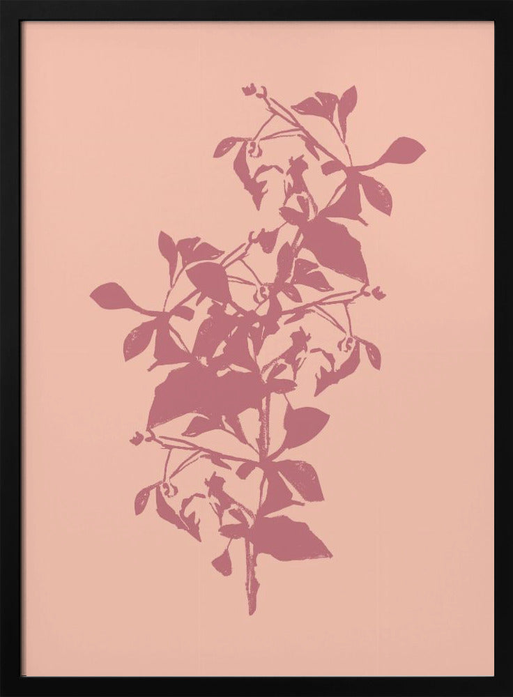 Blumensilhouette 5 | Poster