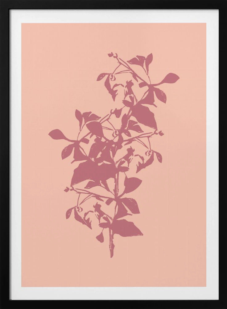 Blumensilhouette 5 | Poster