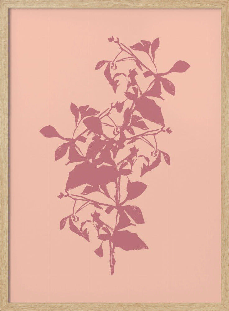 Blumensilhouette 5 | Poster