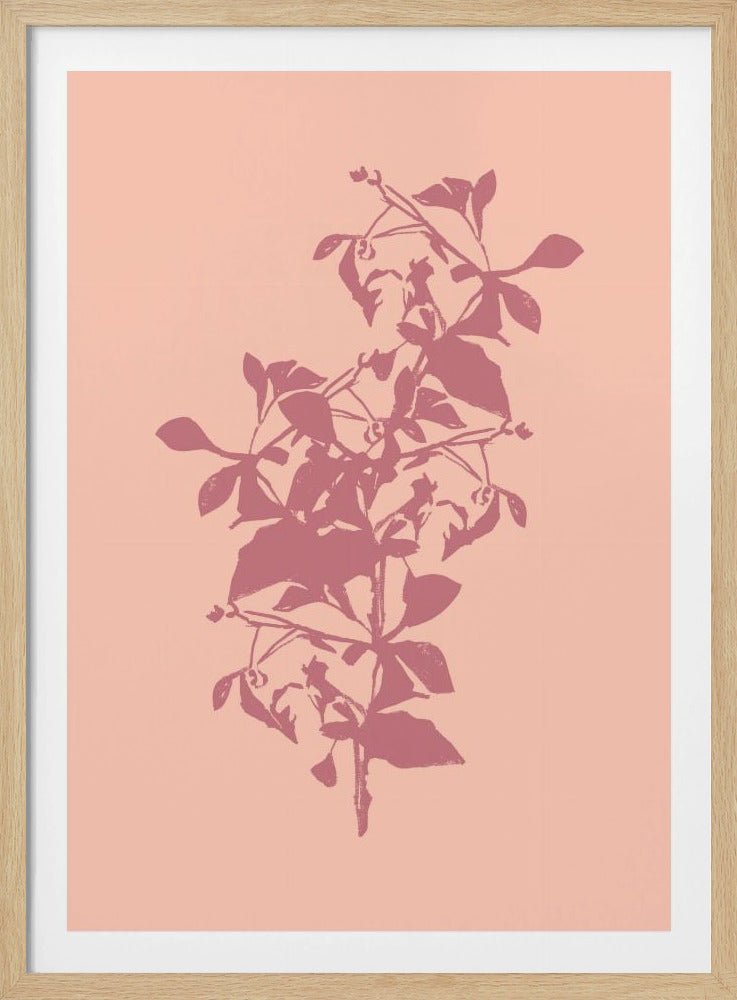 Blumensilhouette 5 | Poster