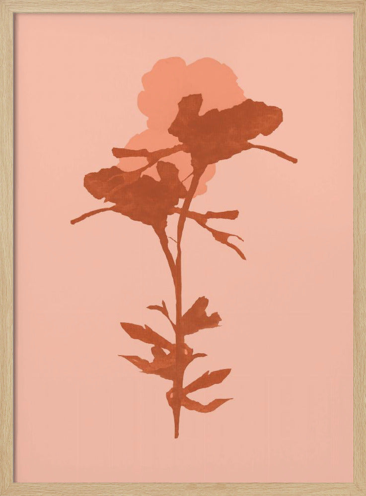 Blumensilhouette 7 | Poster