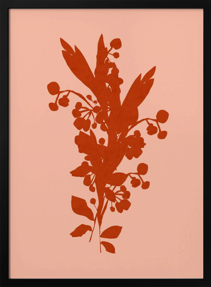 Blumensilhouette 8 | Poster