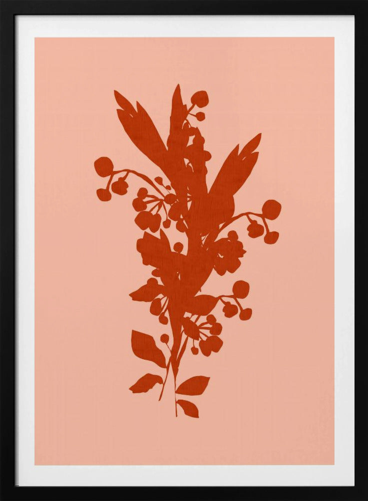 Blumensilhouette 8 | Poster