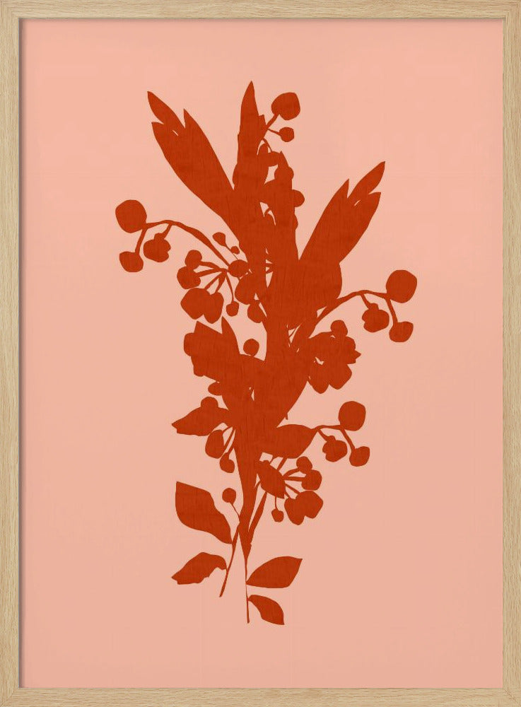 Blumensilhouette 8 | Poster
