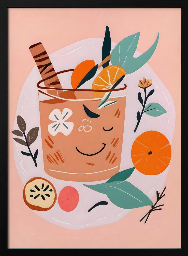 Zimt-Orangen-Cocktail | Poster
