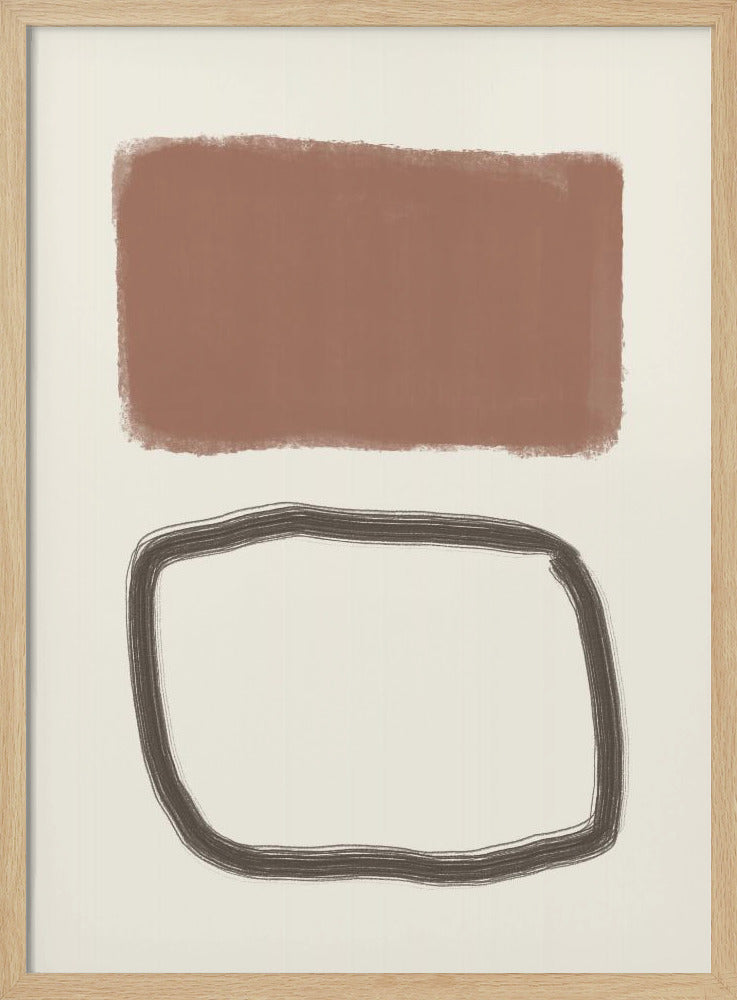 Minimalistisches abstraktes Design | Poster