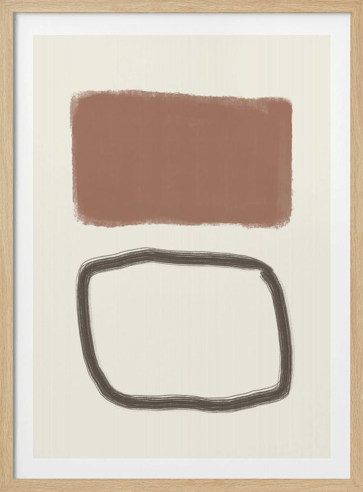 Minimalistisches abstraktes Design | Poster