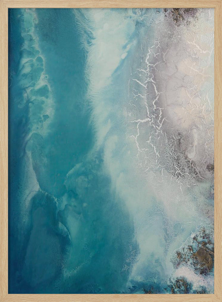 Beruhigendes Meer - Ozeanströmung 1 | Poster