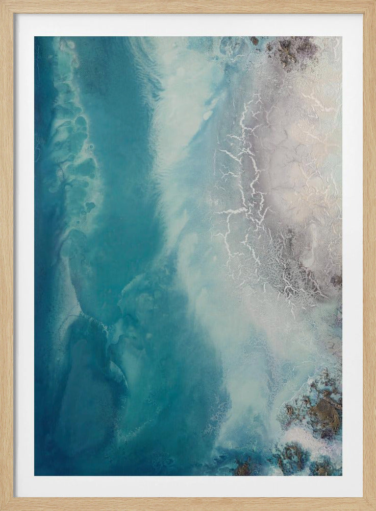 Beruhigendes Meer - Ozeanströmung 1 | Poster