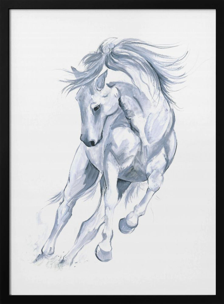 Pferd läuft abstrakt | Poster