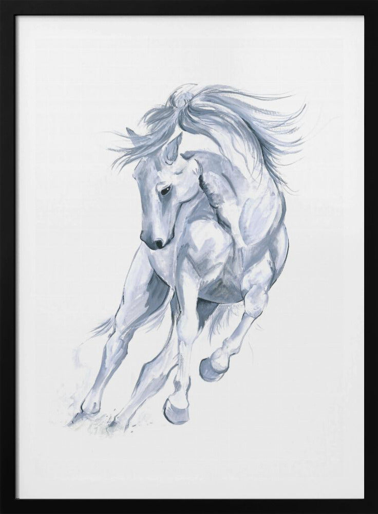 Pferd läuft abstrakt | Poster