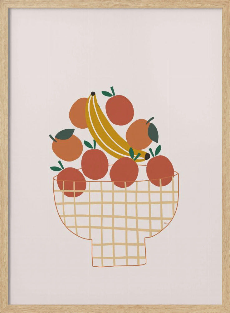 Bunte Obstschale | Poster