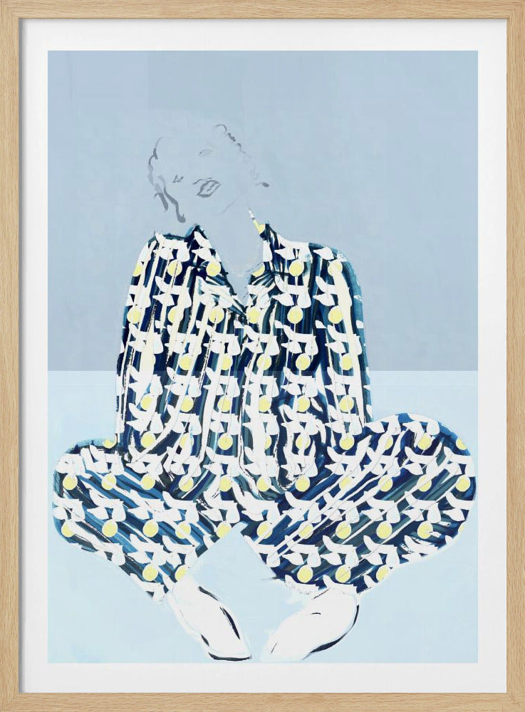 Pyjama-Frau 1 | Poster
