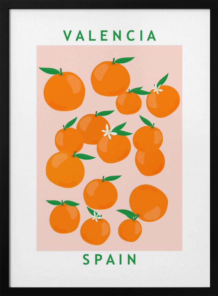 Blumenmarkt Orangen | Poster