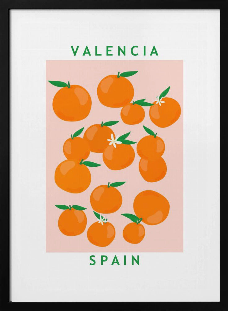 Blumenmarkt Orangen | Poster