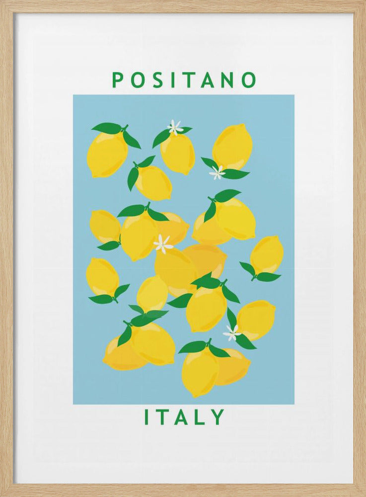Zitronenblumenmarkt | Poster
