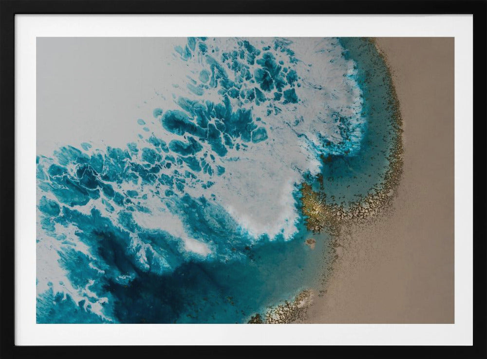 Aerial Beach - Sonnenuntergangsstrand | Poster