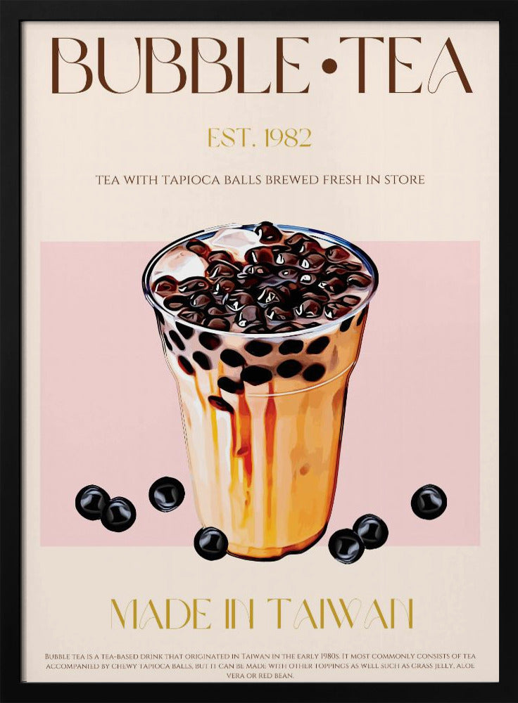 Taiwanesischer Bubble Tea | Poster