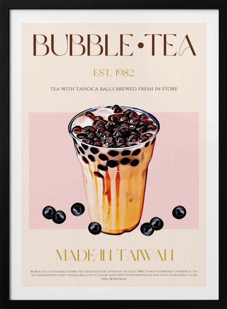 Taiwanesischer Bubble Tea | Poster