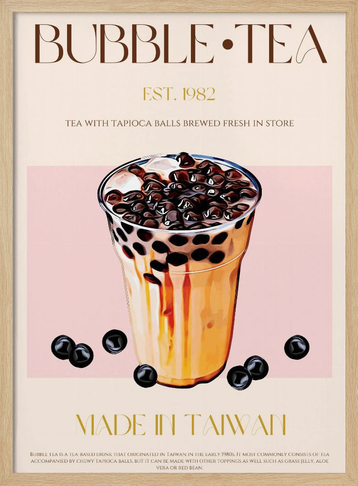 Taiwanesischer Bubble Tea | Poster
