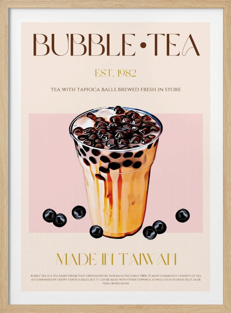 Taiwanesischer Bubble Tea | Poster
