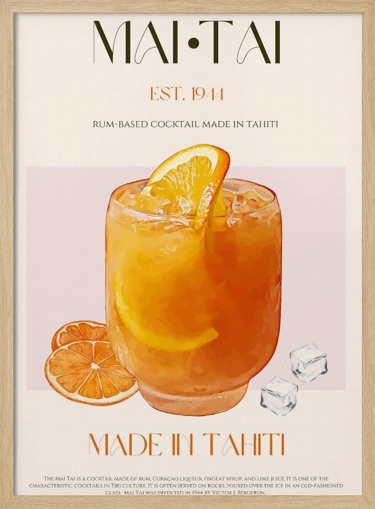 Orange Bliss Getränk | Poster