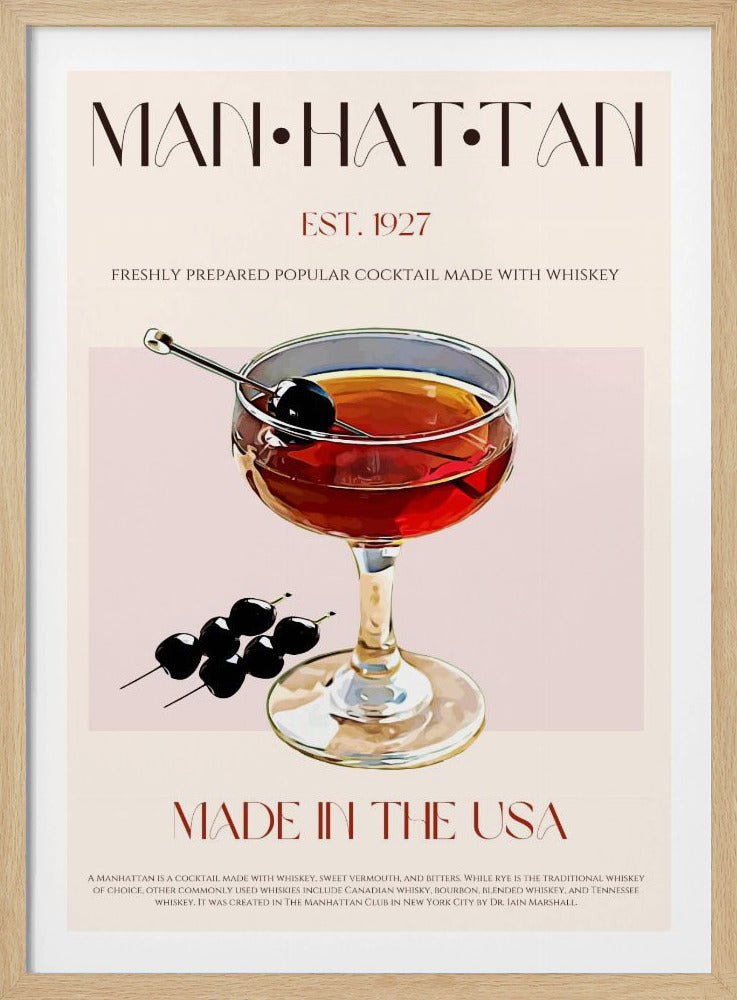 Klassisches Manhattan | Poster
