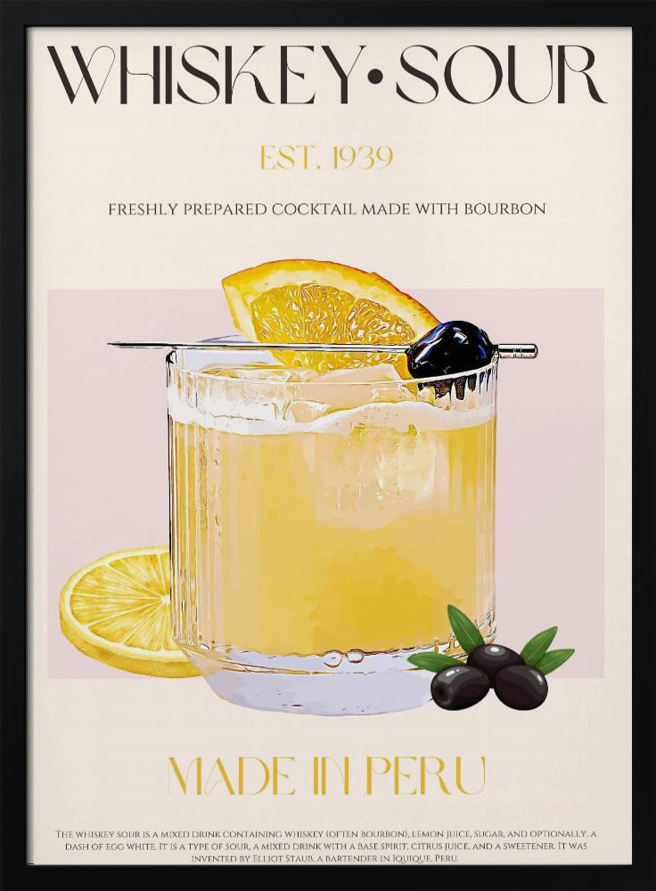 Peruanisches Whiskey-Glück | Poster