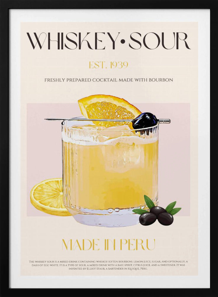 Peruanisches Whiskey-Glück | Poster