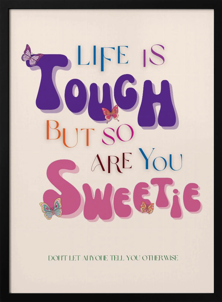 Bunte typografische Kunst | Poster