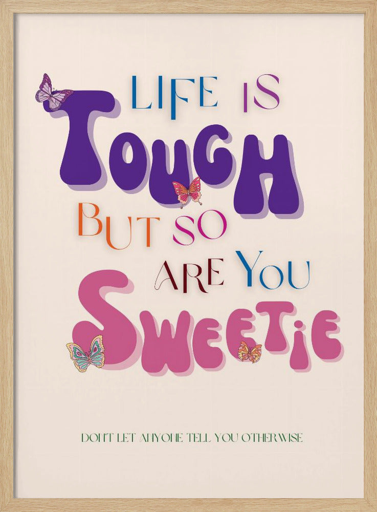 Bunte typografische Kunst | Poster