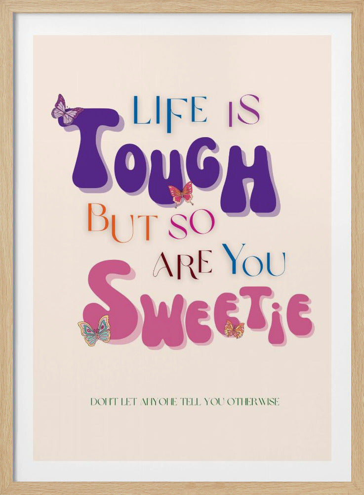 Bunte typografische Kunst | Poster