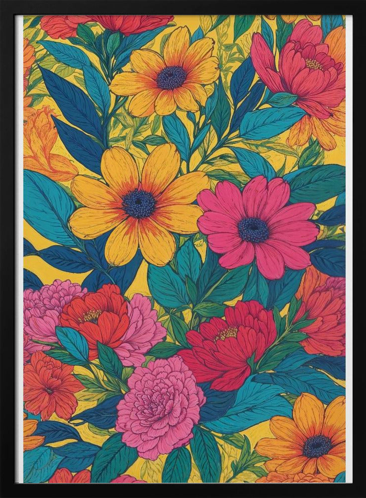 Lebendige Blüte | Poster