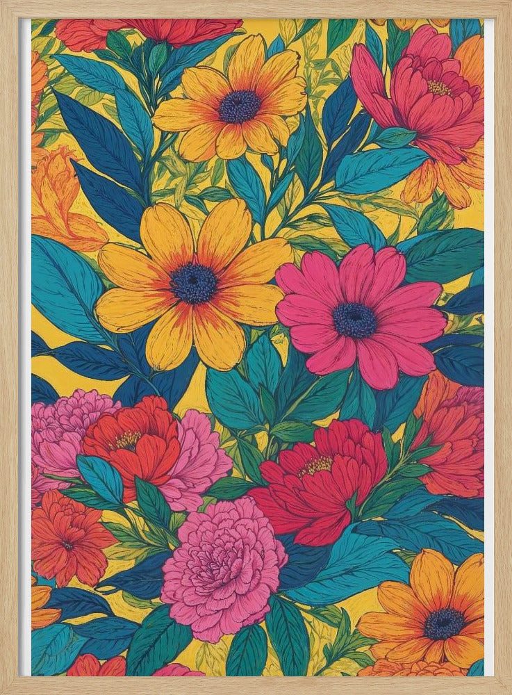 Lebendige Blüte | Poster
