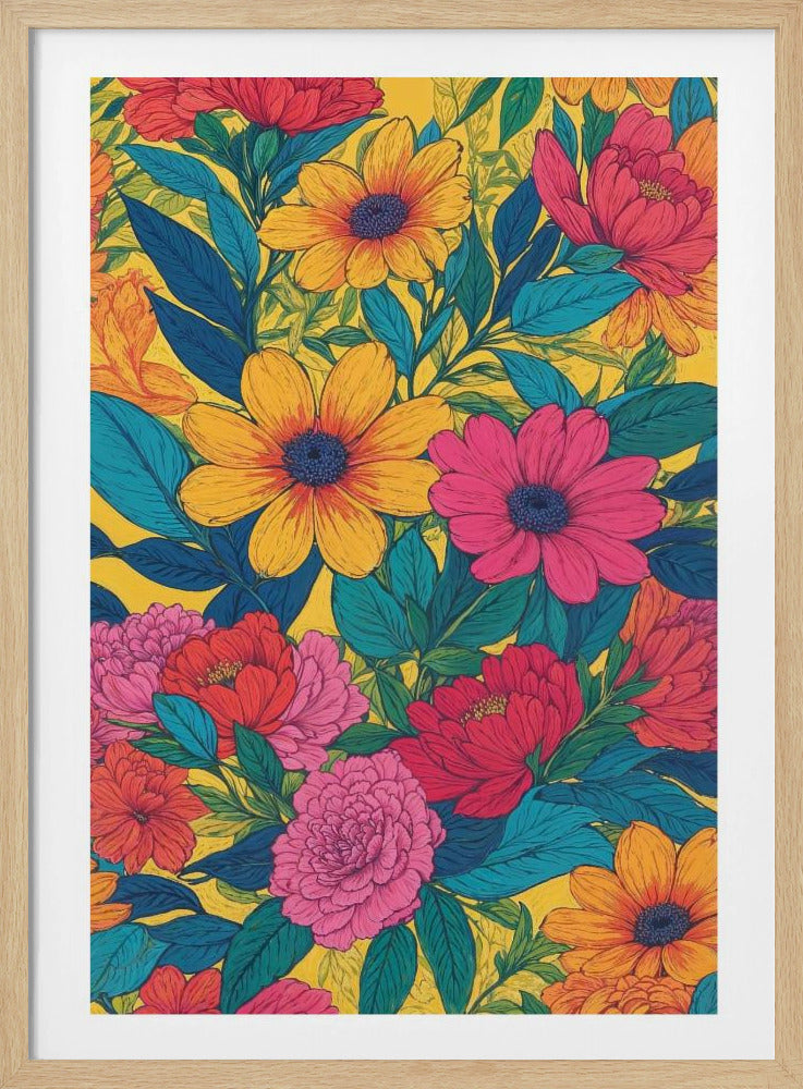 Lebendige Blüte | Poster
