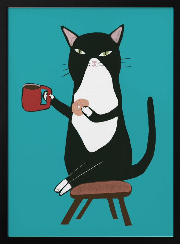 Kaffeekatze | Poster