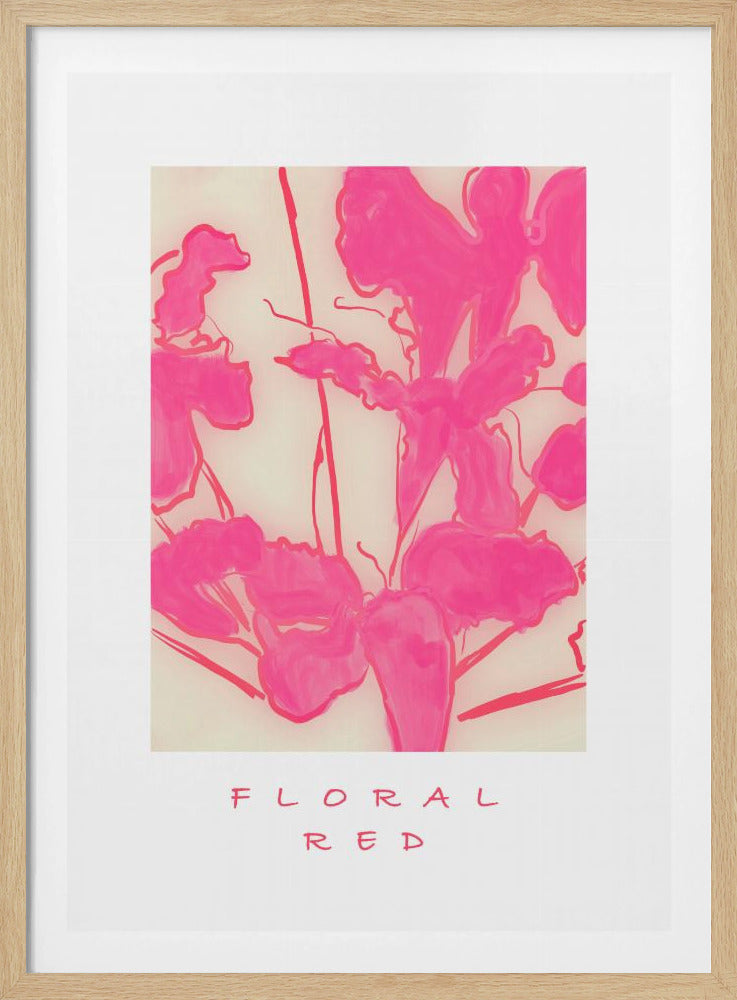 Blumenrot | Poster