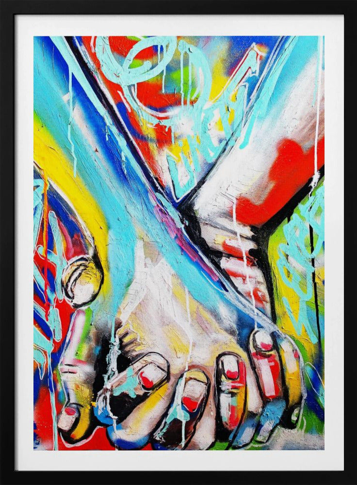 Lebendige Straßenkunst | Poster