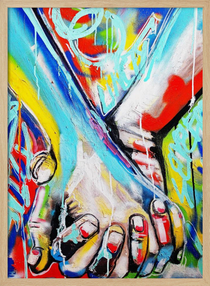Lebendige Straßenkunst | Poster