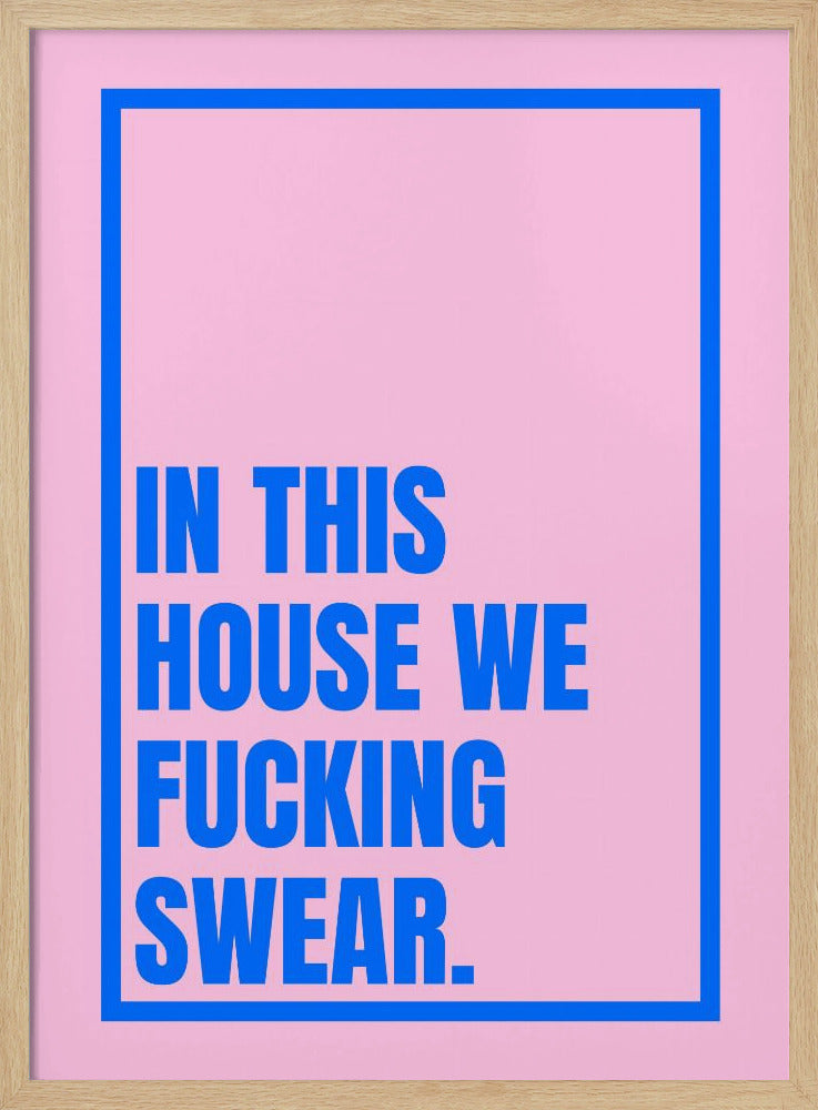 Mutiges Haus-Statement | Poster
