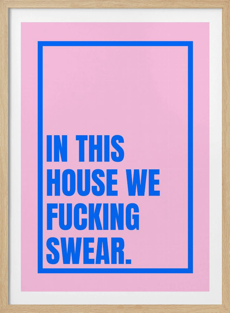 Mutiges Haus-Statement | Poster
