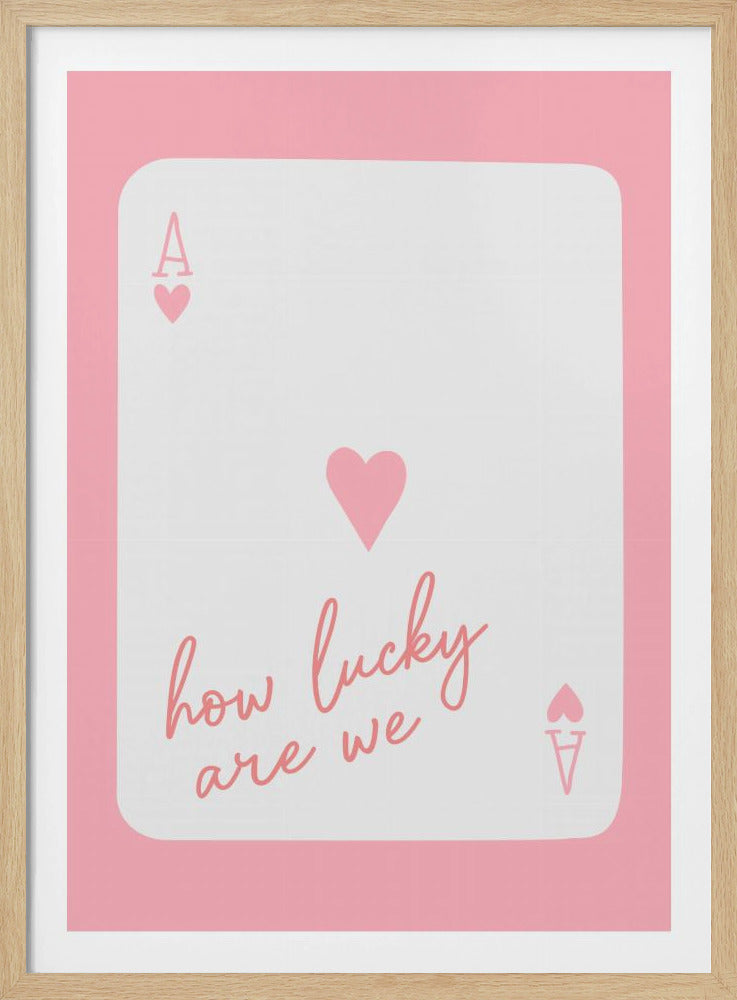 Wie glücklich sind wir, Ace Pink | Poster