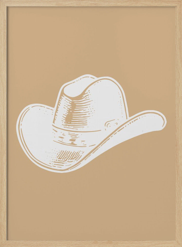 Neutraler Cowboyhut | Poster
