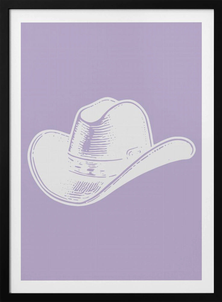 Lila Cowboyhut | Poster