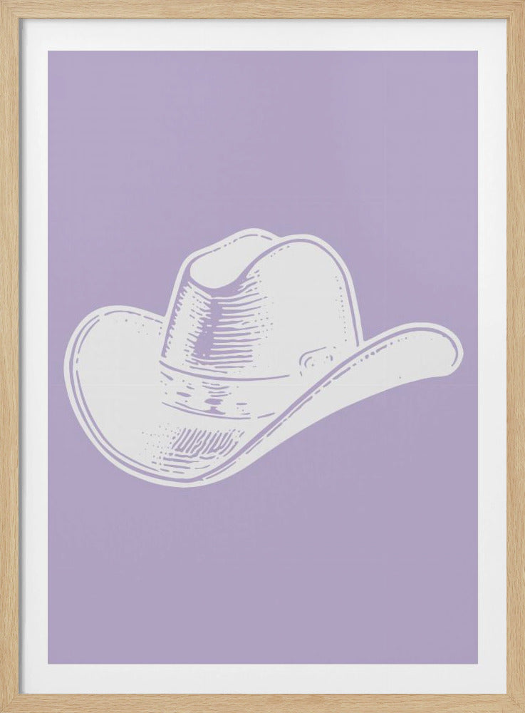Lila Cowboyhut | Poster
