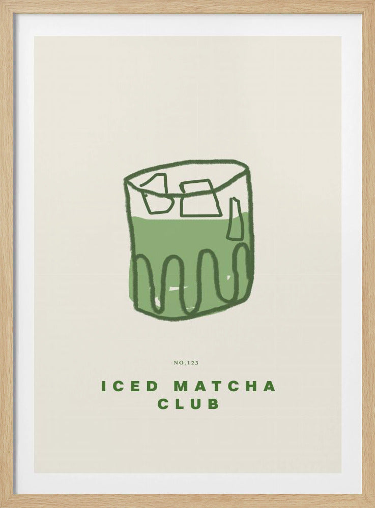 Gekühltes grünes Elixier | Poster