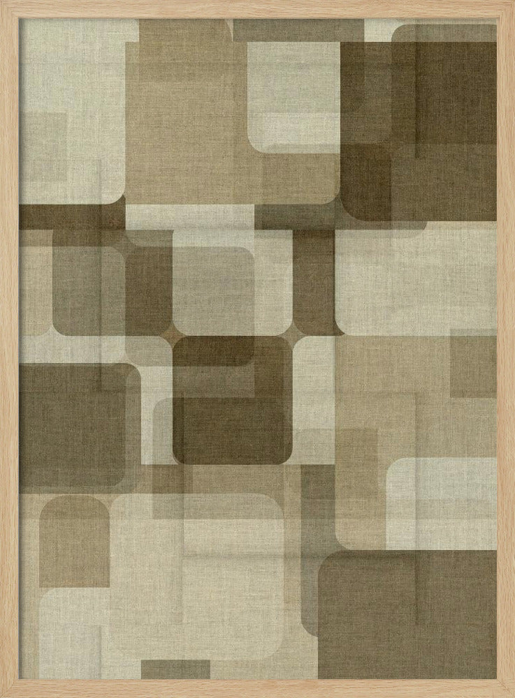 Analoge Träume, gewebtes Geschichtenmuster | Poster