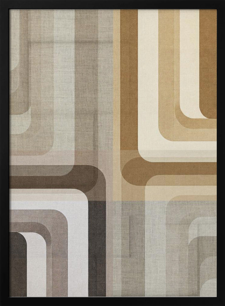 Analoge Träume, gewebtes Geschichtenmuster | Poster